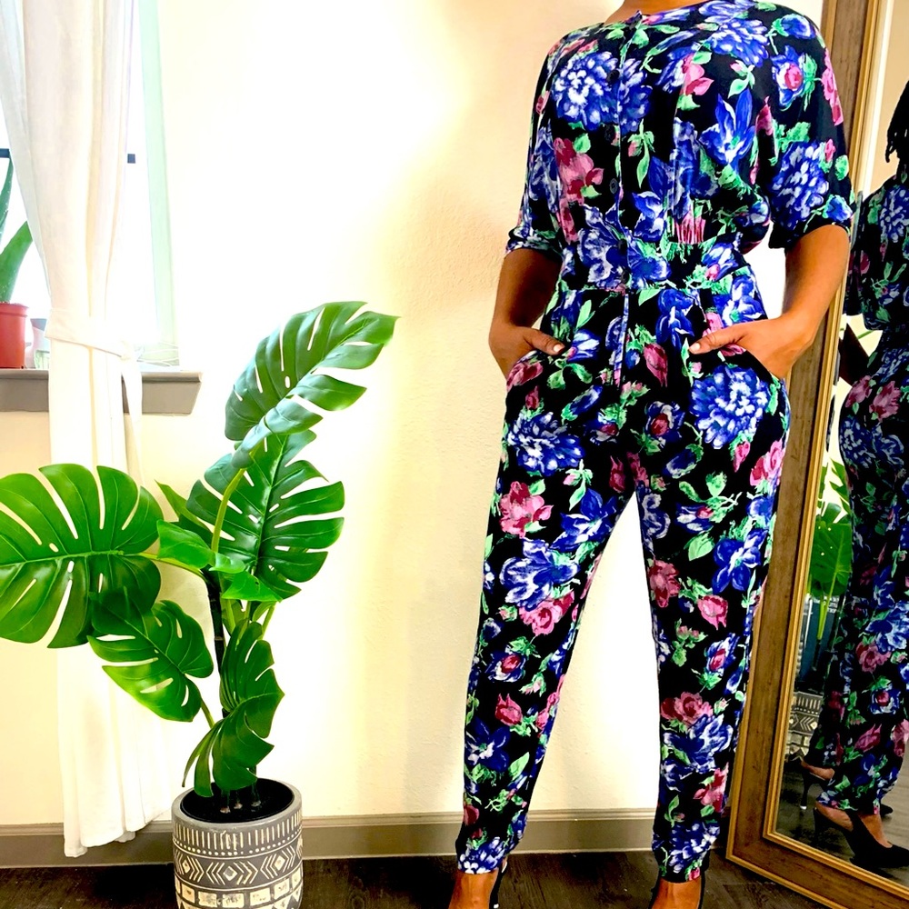 Carol Anderson Vintage Romper with floral pattern